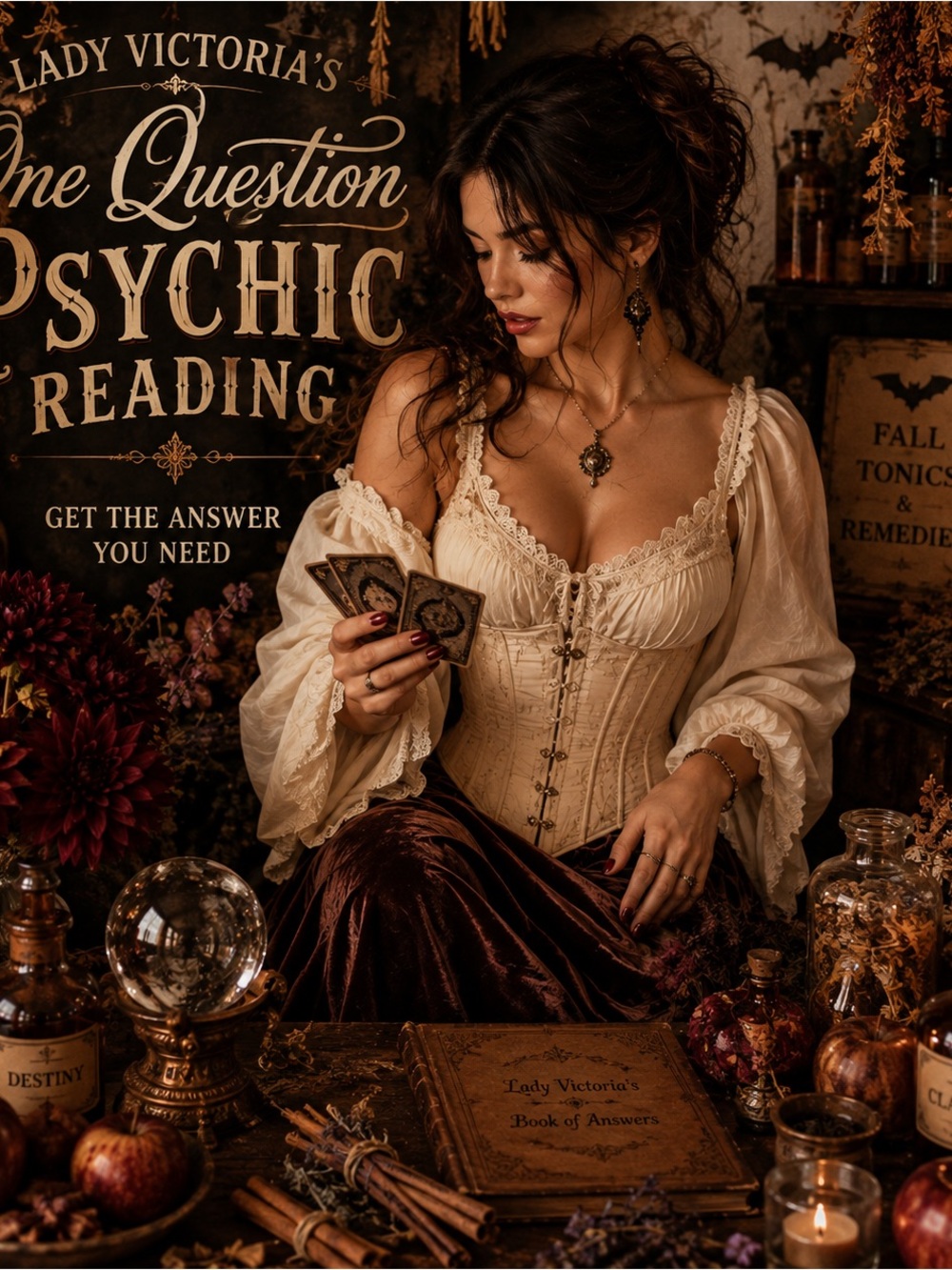 One Question Psychic Tarot Reading Personalized Email Reading + Crystal Gift